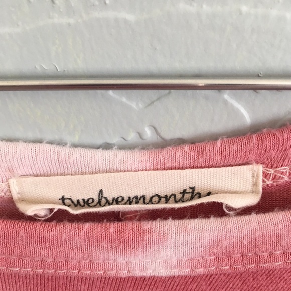 Twelve Months brand pink and white marbles dress - Picture 2 of 3